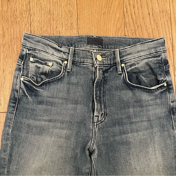 MOTHER the Insider ankle fray denim size 27 - Picture 3 of 13